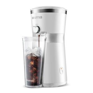 Gourmia Iced Coffee Maker with 25 fl oz. Reusable Tumbler